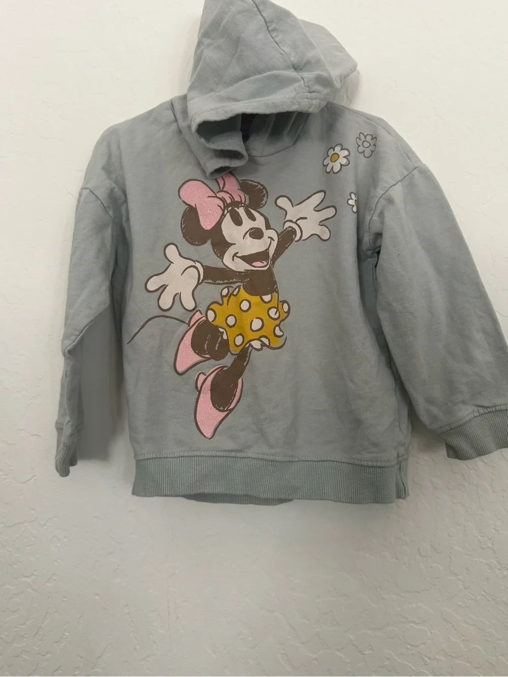 Disney Girls Mint Green and Pink Minnie Mouse Matching Set
